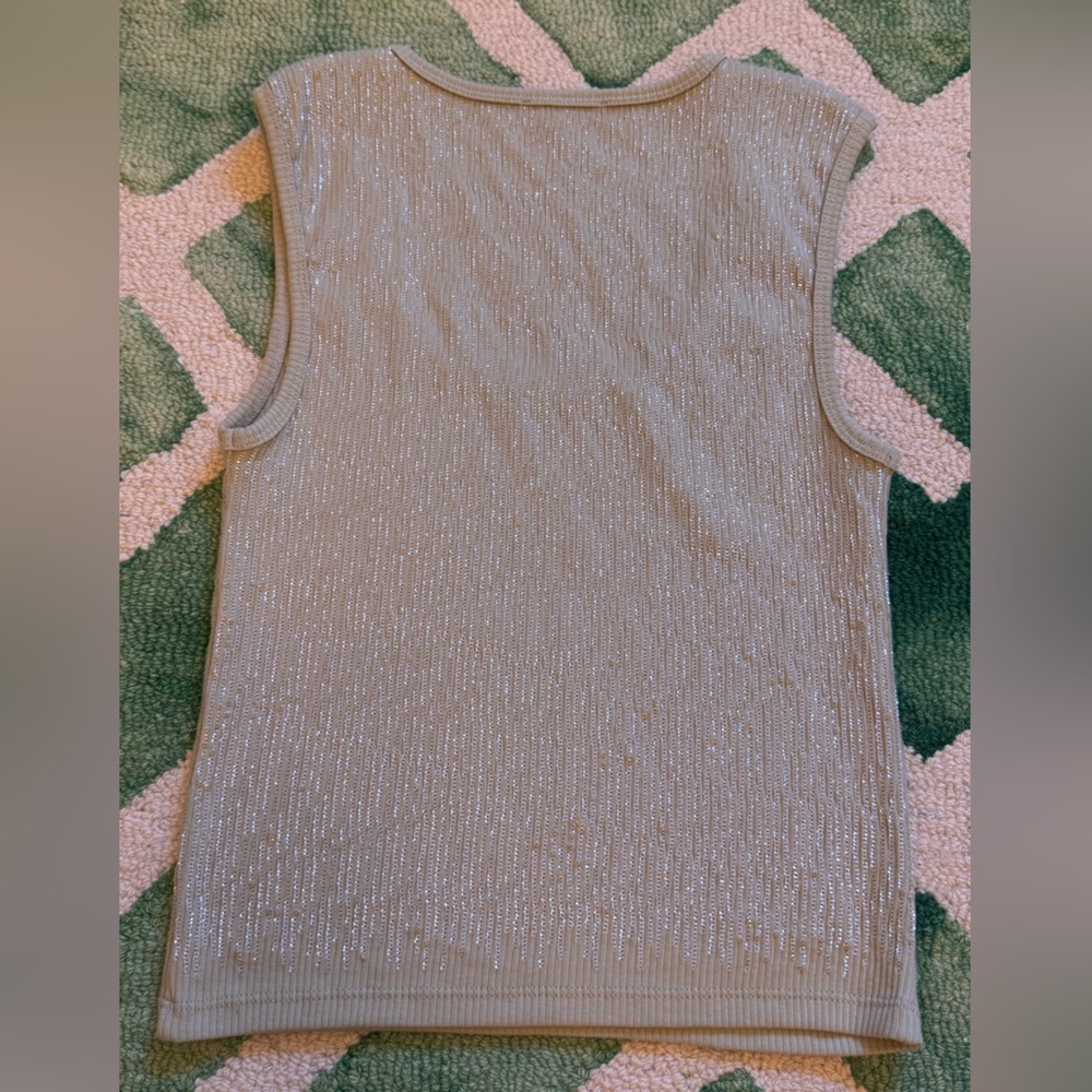 EUC J. Crew sequined tank top, size s - Picture 4 of 6